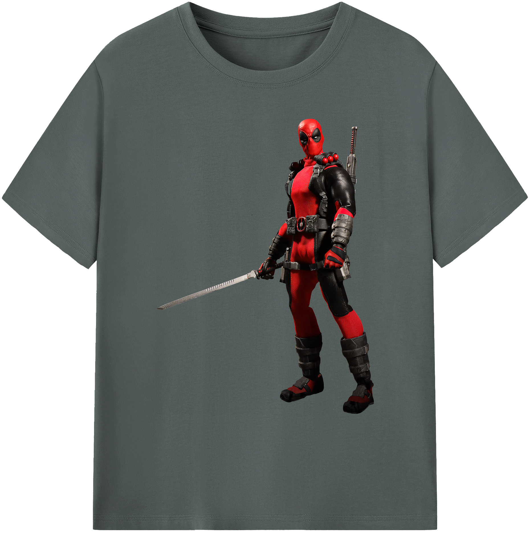 （画像用） Deadpool デッドプール 綿100％ メンズ半袖Tシャツ｜肌触りやわらか＆通気性
